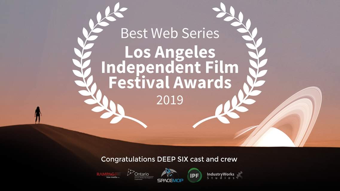 Another big win for @deepsixseries - Best Web Series at the LA Independent Film Festival Awards!

Eggplant was honored to have done all the sound and audio post for this award winning series. Congrats to Davin and the whole Deep Six cast and crew!

@AwardsLaiff #torontosound