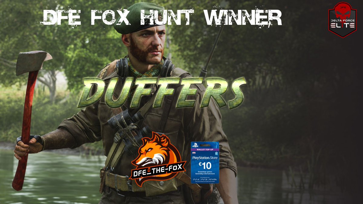 We have a winner: DUFFERS !!!
