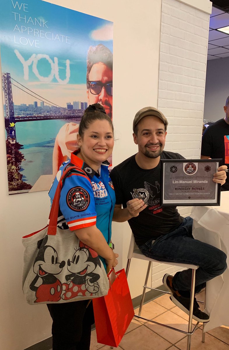 501stPRGarrison's tweet photo. It is with great Pride and Honor to announce that @Lin_Manuel is an official Honorary Member of the @501stLegion for being a Writer for βJabba Flowβ and βDobra Doompaβ from Star Wars, Episode VII #501stLegion #501st #prgarrison #keepingorderinthecaribbean #badguysdoinggood https://t.co/kA6QX8Jmix