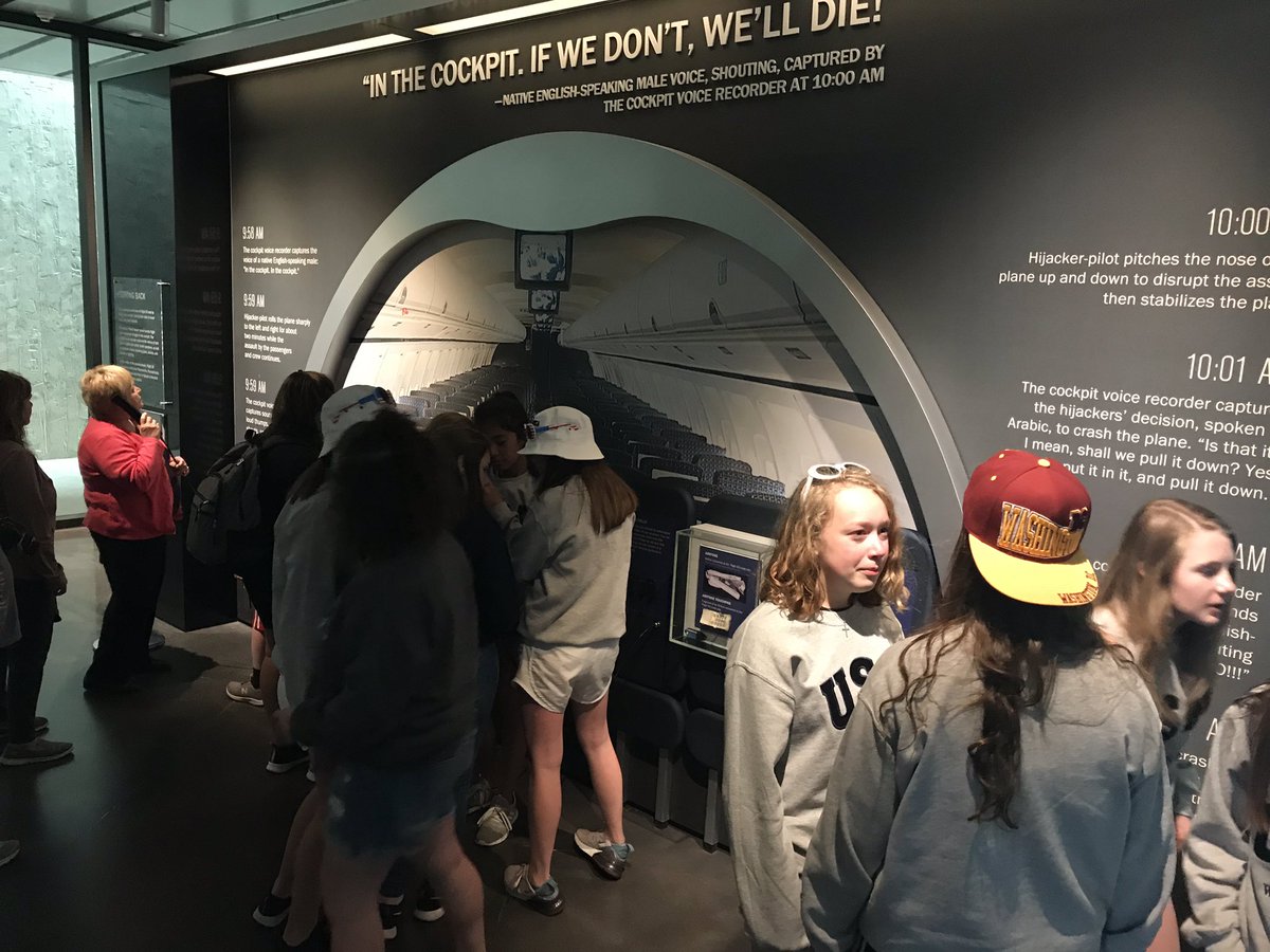 DHelmEDU's tweet image. Another fun and successful 8th GRADE trip in the books!  And to think...the MP’s only had to board the bus once!  Good Day!  #aplusstudents #Day3 #Arlington #United93