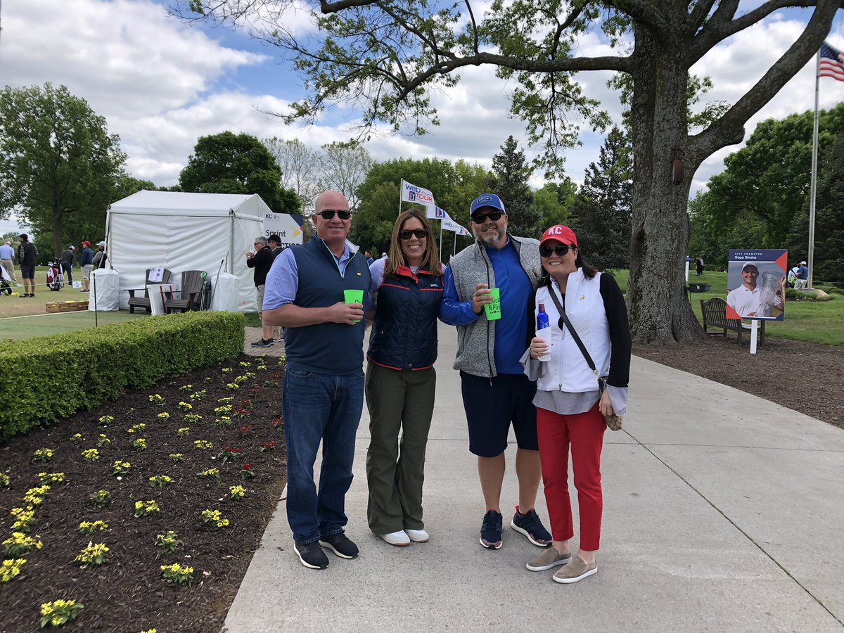 Come see the players warm up at Sprint practice facility at the KC Golf Classic at Blue Hills Country Club. kcgolfclassic @lifeatbluehills <a href="/BlueHillsCCGolf/">Blue Hills CC</a>