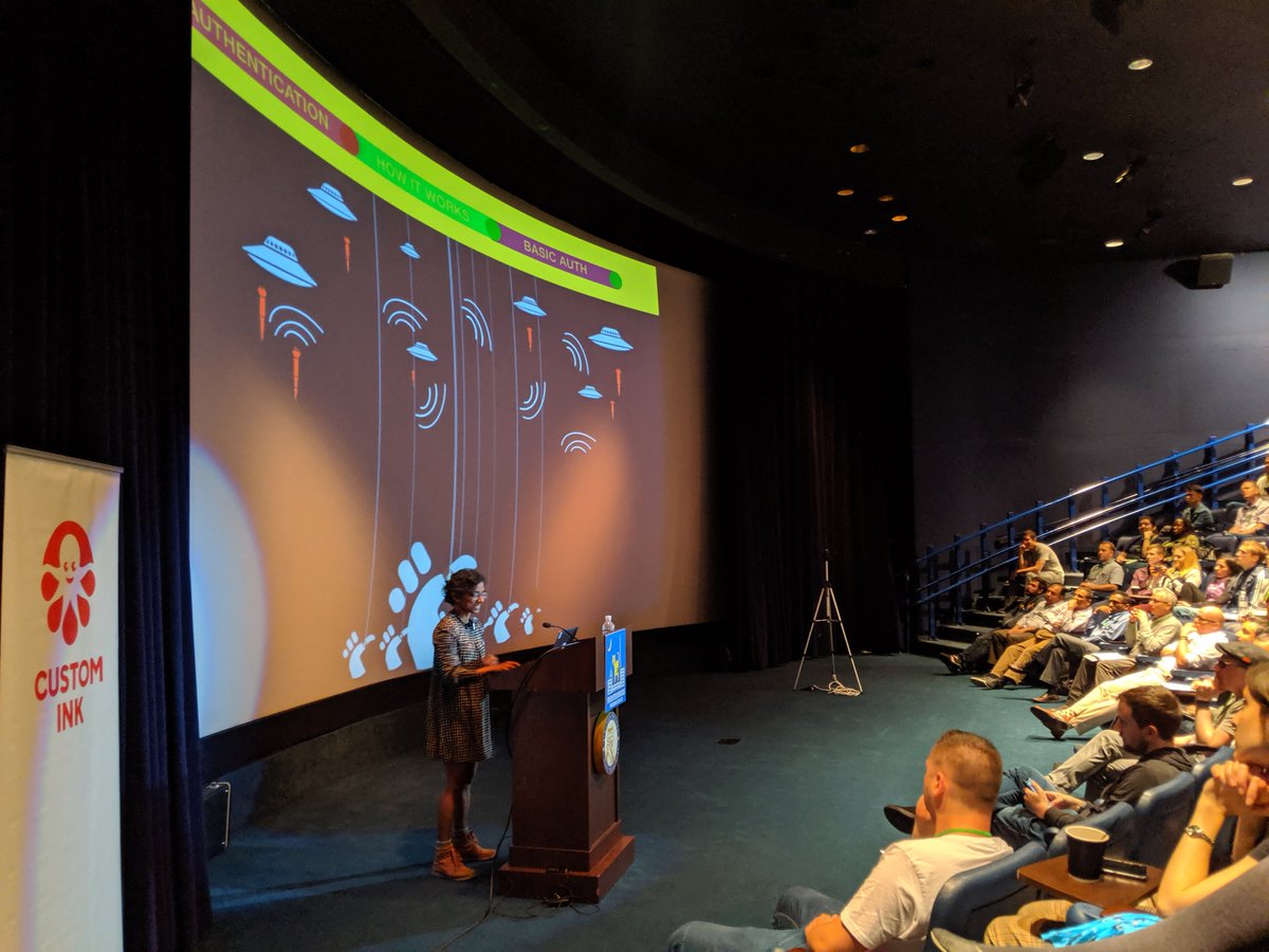 heycaseywattsup's tweet image. .@shortdiv presenting &quot;Authentication for the REST of us&quot;

at #nationjs @nationjs