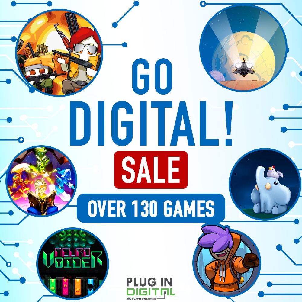 Plug In Digital (@plugindigital) on Twitter photo Enjoy <a href="/NintendoEurope/">Nintendo of Europe</a>'s "Go Digital!" sale until May 23rd!
Feat. 📲 <a href="/normallostphone/">A Normal Lost Phone</a> 💣<a href="/bombslingergame/">Bombslinger</a> 💏 <a href="/BMMLgame/">Bury me, my Love</a> 🏃♀️ <a href="/Hover_the_Game/">Hover the Game</a> 🔫 <a href="/NeuroVoider/">NeuroVoider</a> 🐔 @OSMgame 💦@SplasherGame 🐘 #Yono & many more of our #NintendoSwitch games!
bit.ly/2Vcd1qT
#TeamPluginConsole Enjoy <a href="/NintendoEurope/">Nintendo of Europe</a>'s "Go Digital!" sale until May 23rd!
Feat. 📲 <a href="/normallostphone/">A Normal Lost Phone</a> 💣<a href="/bombslingergame/">Bombslinger</a> 💏 <a href="/BMMLgame/">Bury me, my Love</a> 🏃♀️ <a href="/Hover_the_Game/">Hover the Game</a> 🔫 <a href="/NeuroVoider/">NeuroVoider</a> 🐔 @OSMgame 💦@SplasherGame 🐘 #Yono & many more of our #NintendoSwitch games!
bit.ly/2Vcd1qT
#TeamPluginConsole