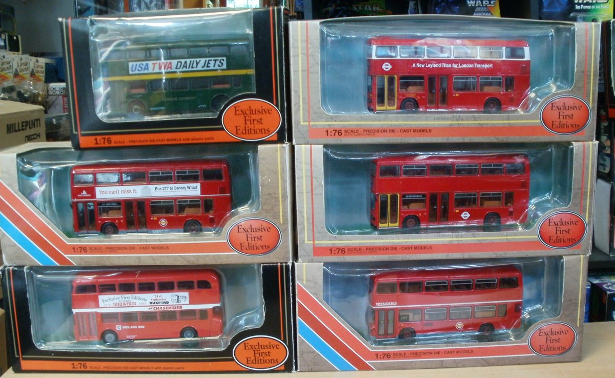 RAM_Toys's tweet photo. #HelloHerneBay #VintageToys @RAM_Toys #ExclusiveFirstEditions #EFE 1:76 scale #Diecast buses from £5 mint in their boxes. #BuyInTheBay at RAM Collectible Toys. https://t.co/yNIpYq6Kb6