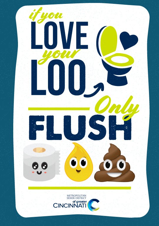 Hi, I'm Andrew. I'm a treatment plant operator at MSD. Please help me protect public health and the environment by not flushing wipes down the toilet. They get stuck in our equipment and make my job of treating wastewater more difficult. Let's make it easy for you to #LoveYourLoo