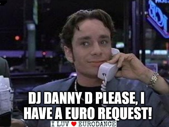 ILuvEurodance's tweet photo. DJ DANNY DDDDD is on FIRE! Dropping all the EUROOOOO Bangers 🔥🔥🔥
#DJDannyD #Z1035 #WaybackLunch #Eurodance #EURO #EuroFriday #music #beats #90s @TheRealDJDannyD @Z1035Toronto @TonyMonaco @PinaOnAir https://t.co/DNXO79UUwt