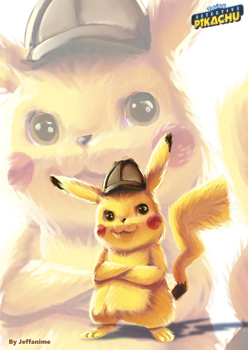 So excited for  #detectivepikachu made some quick #fanart  #FanArtFriday #AnimeArt 
 #PikachuDetective  #pikachu   #絵を描く人々  #絵描きさんと繋がりたい #名探偵ピカチュウ　#ピカチュウ #イラスト好きな人と繋がりたい
