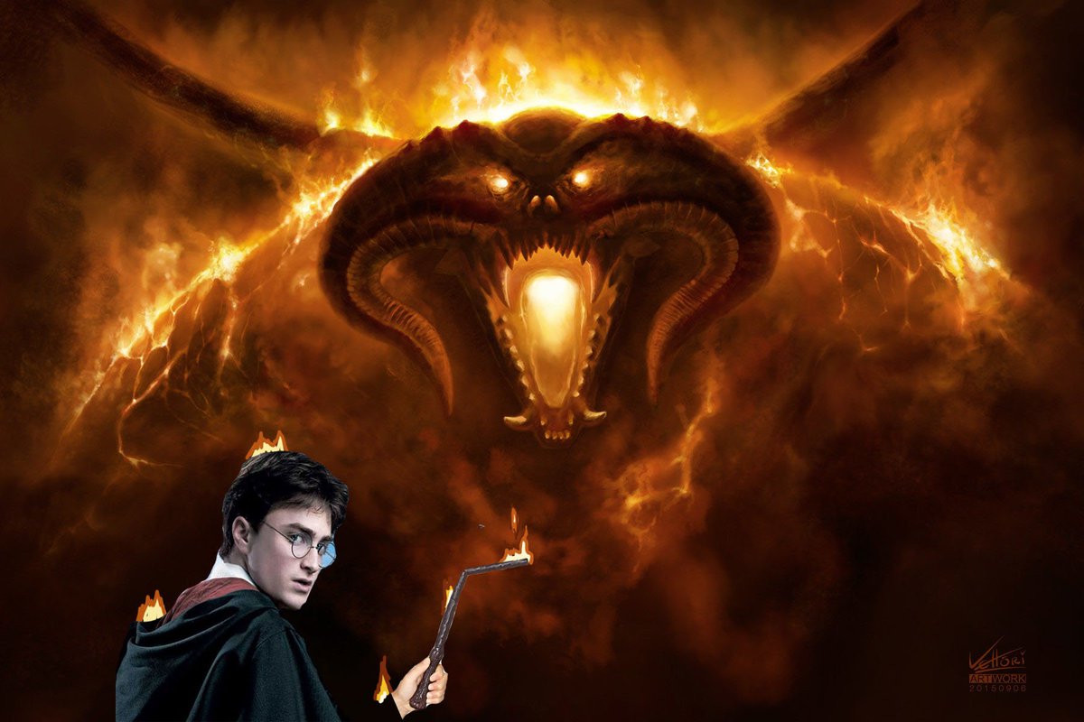 diablo_comics's tweet photo. Hate to break it to you Potter fans, but if had been this "wizard" on the bridge - the Balrog would have made castanets out of his testicles.  #gandolf #TolkienMovie #realwizards #LOTR #HarryPotter #BALROG #fantasy #diablocomics #wogwarts https://t.co/DkbEK5eynD
