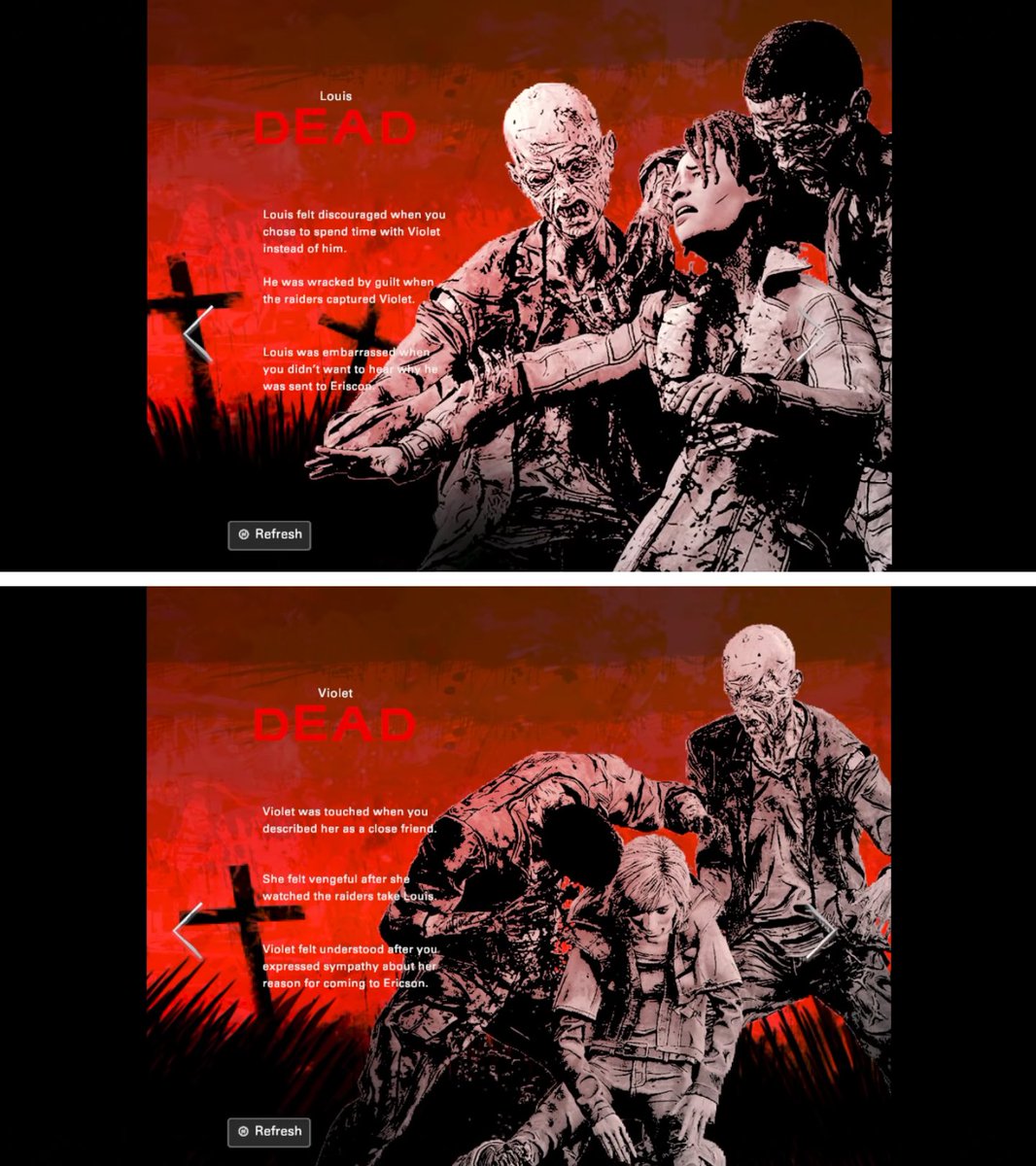 You left them feeling...
#twdg #twdglouis #twdgviolet #clouis #louisentine #violentine #violetine