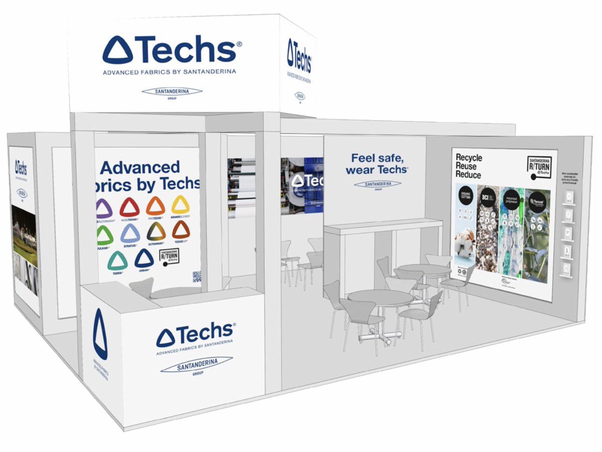 tsantanderina's tweet photo. Visit us for our stand from 14 to 17-5-2019. #techtextil
——
Visítanos por nuestro stand del 14 al 17-5-2019. #techtextil
#techs #santanderinagroup #ts #innovationtextiles #technicaltextiles #technicalrevolution #enjoyfabrics #frankfurt https://t.co/vmdUQO79sO