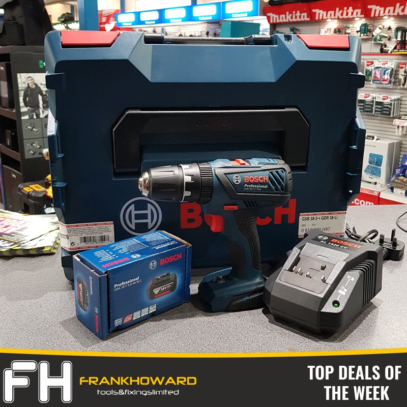 ScrewCentreLtd's tweet photo. Bosch GSB 18-2-LI Plus Li-ion Combi Drill (5.0Ah Battery, Charger, Kitbox) for just £135+vat!

https://t.co/cleMPvC9HB (Click here to view item)
#combidrill #bosch #powertools #tools #fhtools #combidrill #powerdrill #cordlessdrill #constructiondrill #sale https://t.co/Lv5Igilqzq