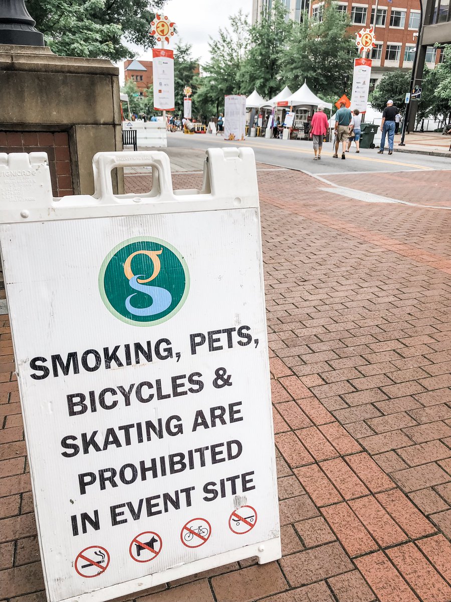 As a reminder to all of our festival patrons: