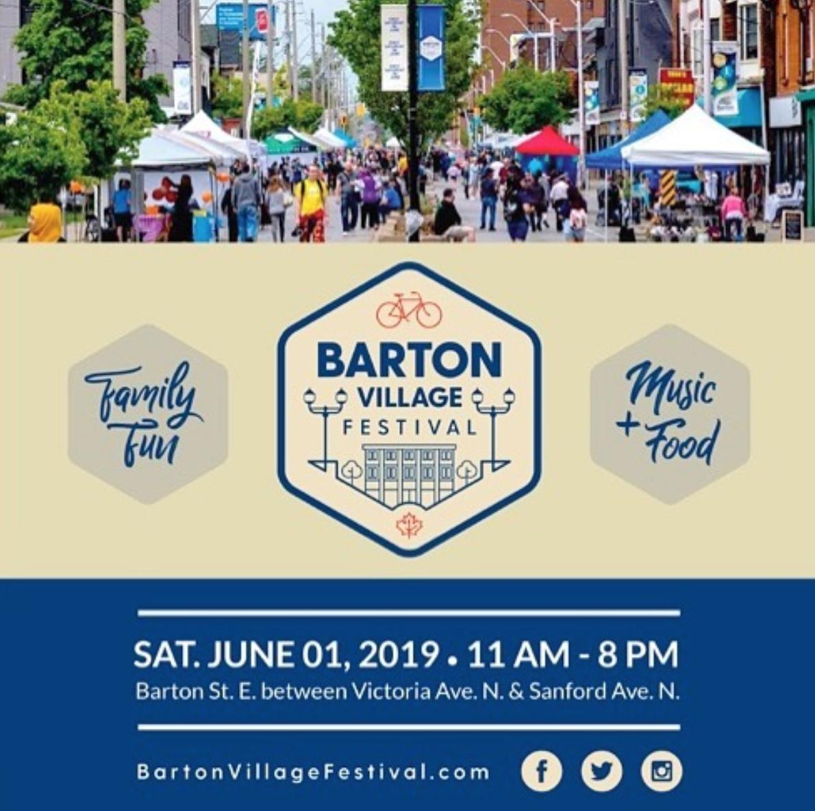 This years <a href="/Barton_Village/">Barton Village BIA</a> Festival is going to be amazing! There will be a pop-up park, 3 stages of live entertainment, on street basketball, over 70 vendors and food trucks, and more! See you June 1st! #HamOnt