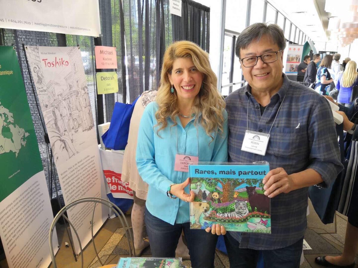 RareEverywhere's tweet photo. At the 2019 BC Library Conference-  with the lovely Robin Leung from the Richmond Public Library Board of Directors! https://t.co/NlzrWx0UT2