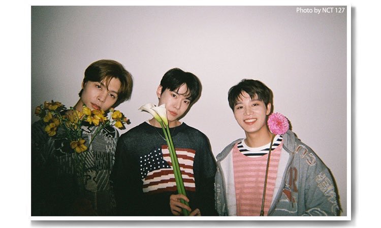 : Fuji Superia Premium 400 or fujic200But i second to superia premium bcs of purple tint on the photos (i might be wrong since they used flash for these pics) #NCT카메라  #fujicolor  #johnny  #doyoung  #taeil  #nct127  #35mm