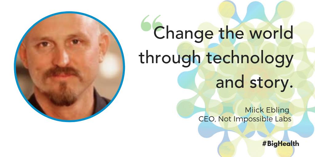 FLBlue's tweet image. We use story as a way to scale. #HelpOneHelpMany @MickEbeling #BigHealth