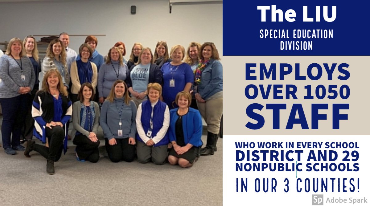 LincolnIU12's tweet image. The LIU 12 Special Education division employs over 1050 staff who work in EVERY school district &amp;amp; 29 nonpublic schools in our 3 counties! 

#myiu #LIUproud  #thisiswhatwedo #30daysofLIU12