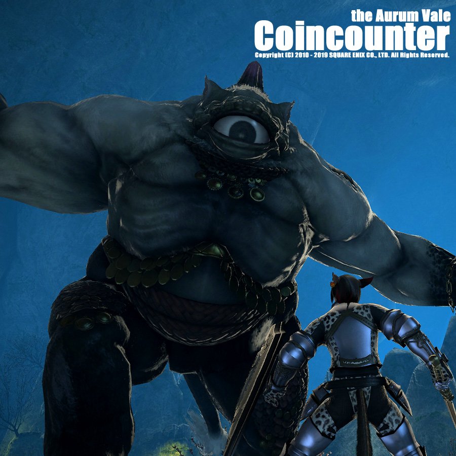 コインカウンター」 オーラムヴェイルを住処としている単眼族。 黄金色の美しい霧が立ち込めるオーラムヴェイル、そこの番人のように立ちはだかる巨人は徴税人 コインカウンターと名付けられた。 尚、昔は沢山のナメクジを飼っていたようだが現在はいなくなっている ...