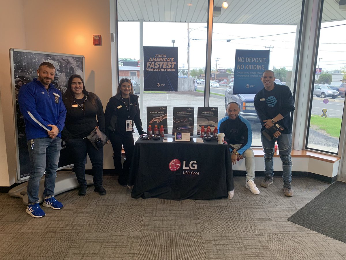Team Westside Gearing up with LG for a big sales day!