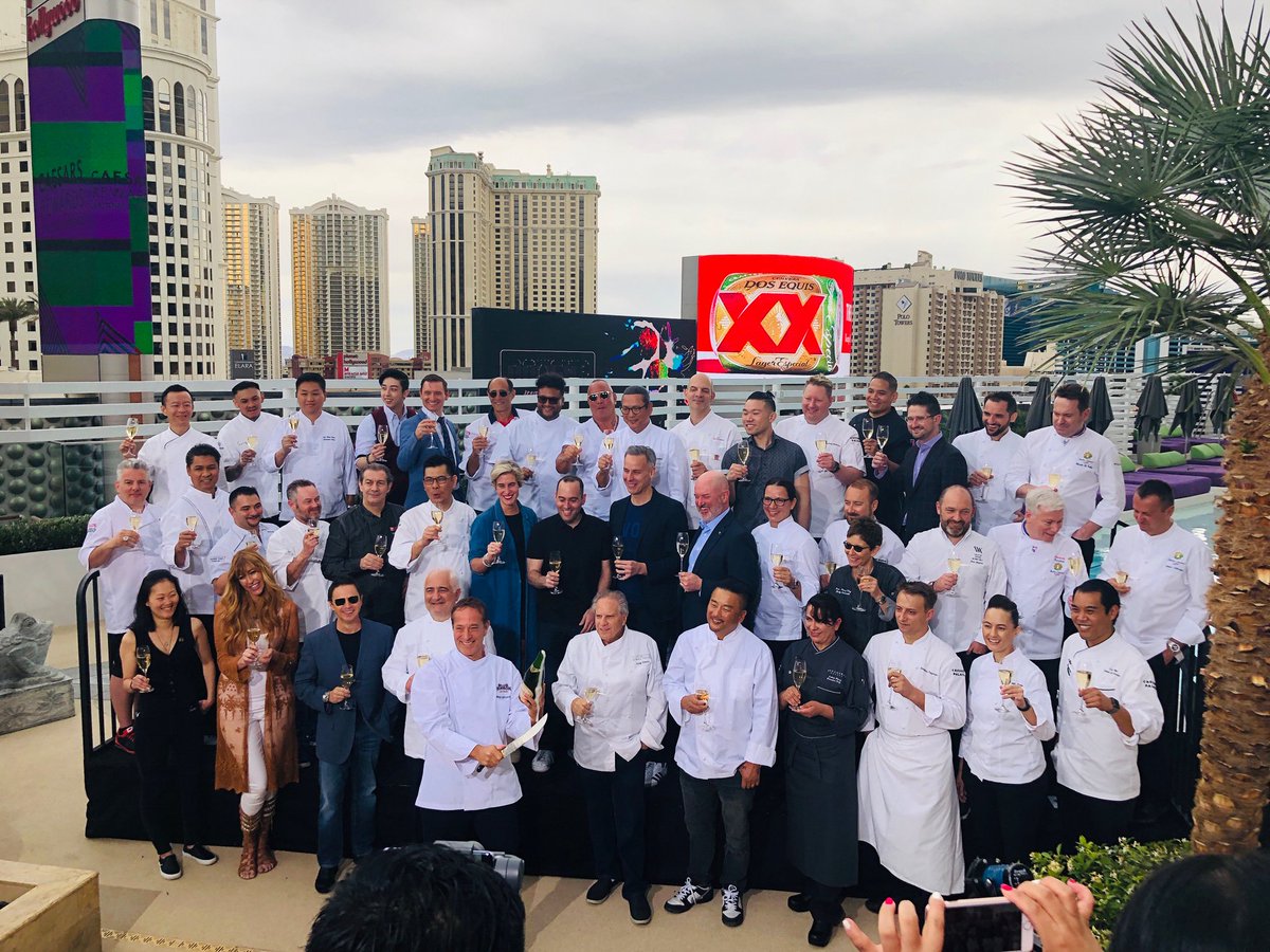 I had so much fun at the Sabre Off yesterday to kick off <a href="/Vegasuncorkd/">Vegas Uncork'd</a>. Excited to be a part of all the events this weekend!
