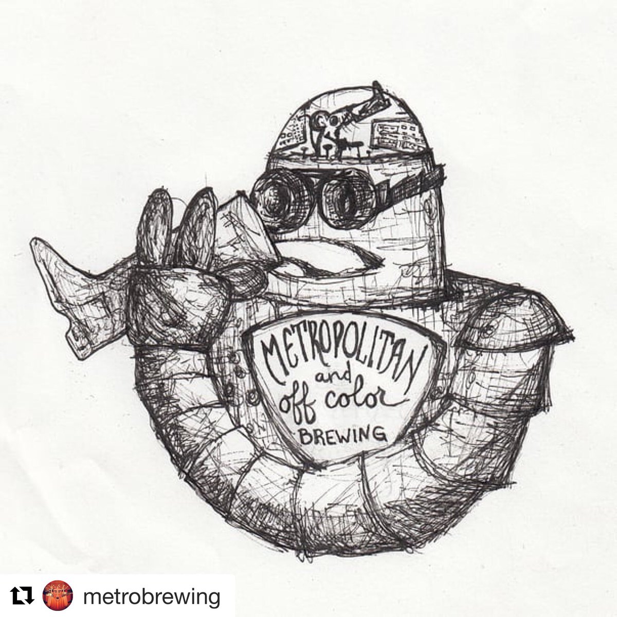 It’s Beer Under Tin night!! Join us tonight at @PaddyLongs to see the Off Color team shock Chicago and take the boot chugging belt from our friends (opponents tonight though) at <a href="/metrobrewing/">Metro Brewing</a>. Kick some Metro butt to kick off Illinois Craft Beer Week. 🥾🍑 Party starts at 7pm.