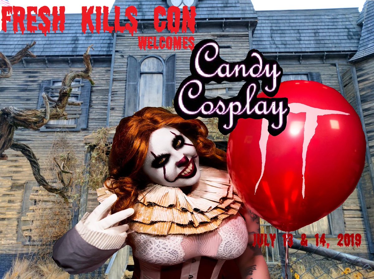 WE are pleased to welcome <a href="/CandyCosplays/">Candy Cosplay</a> to the hottest horror convention in Niagara Falls #niagarafalls #horrorconvention #freshkillscon