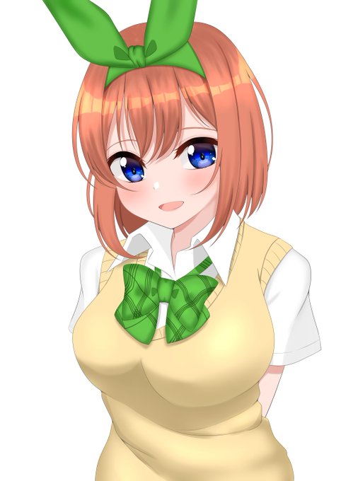 由木ヨシキ＠C106南1【n-14b】さんがTwitterに投稿した中野四葉(五等分の花嫁)のイラスト。