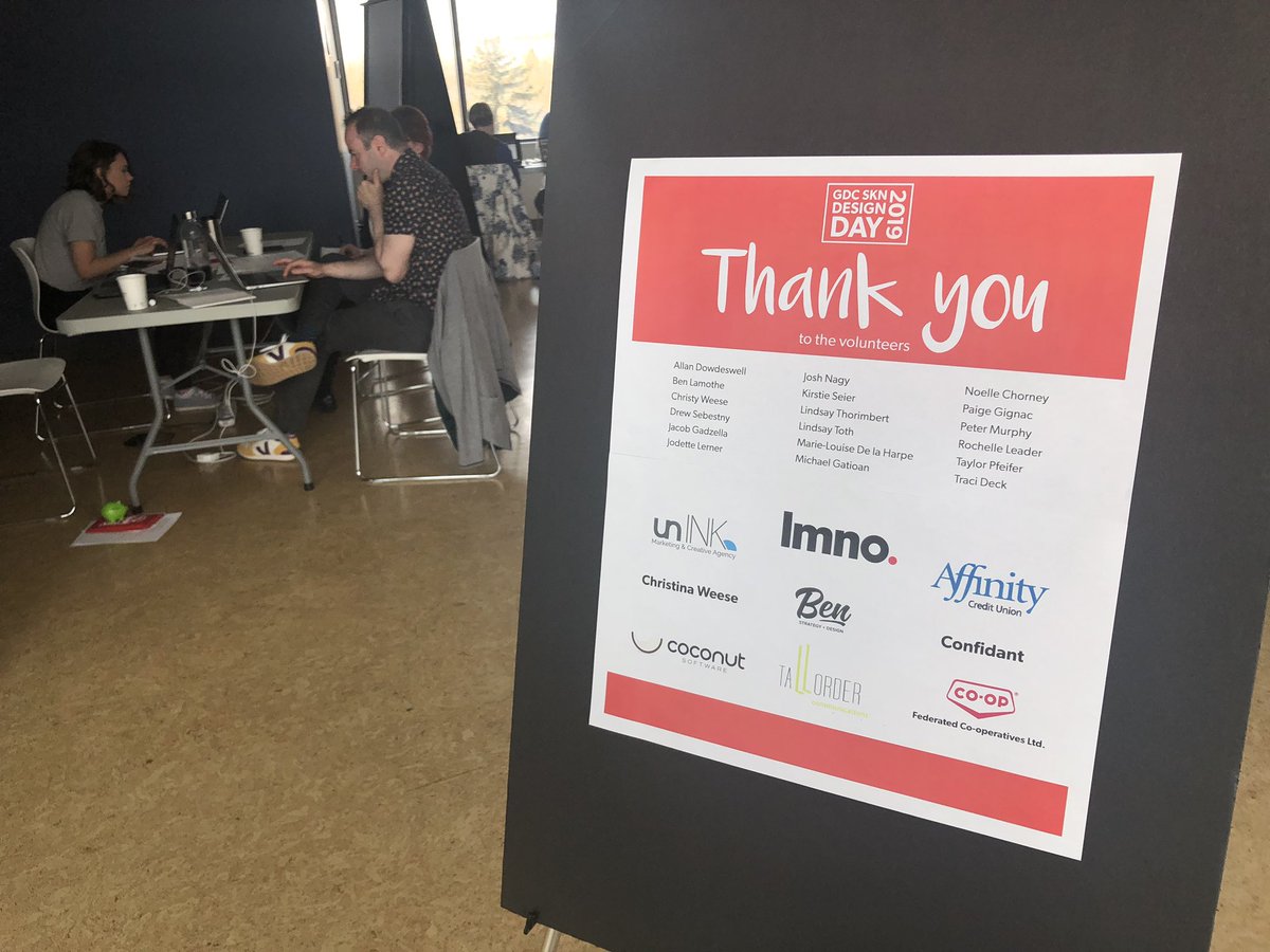 UnitedWayStoon's tweet photo. It’s Design Day! Thank you @Affinity_CU and @gdcskn for helping 6 community agencies with their communication and design needs! #LocalLove #Volunteer https://t.co/WvkWyYdnWt