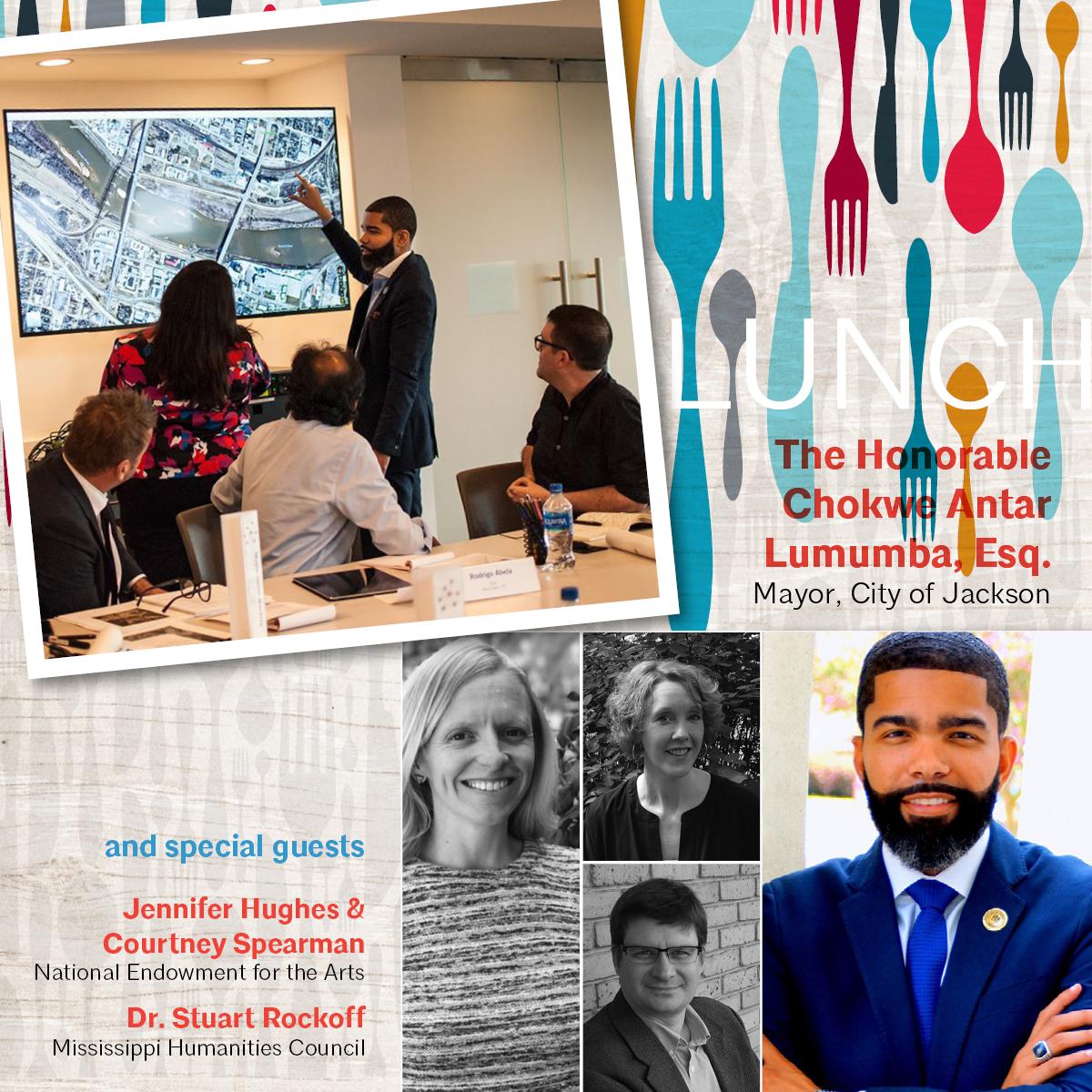 🔺 Mayor Lumumba and the National Endowment for the Arts - The Mayors' Institute on City Design selected the Jackson Mayor as 1 of 8 participants in their 71st National Session in November 2018. Learn why at the AIA|MS May Monthly luncheon. - mailchi.mp/15fad8efb367/0…