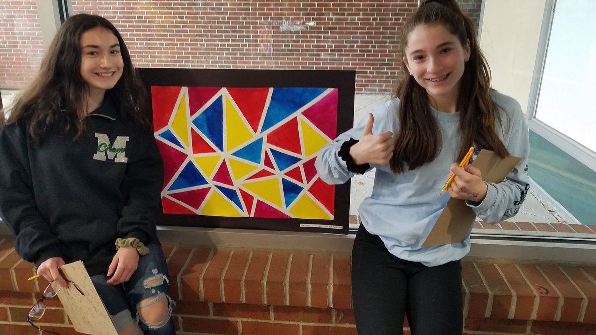 RSkidmoreQMS's tweet photo. Gold Team Ss visited the District Art Show today in Art Class. Thank you Mr. Mehigan and Mrs. Tebbets for bringing our kids over (and letting me tag along)! Congratulations to ALL the featured artists! AMAZING! #maketimeforart #artshow #QMSGold #QMSRocks https://t.co/8XmHKJ8BBM