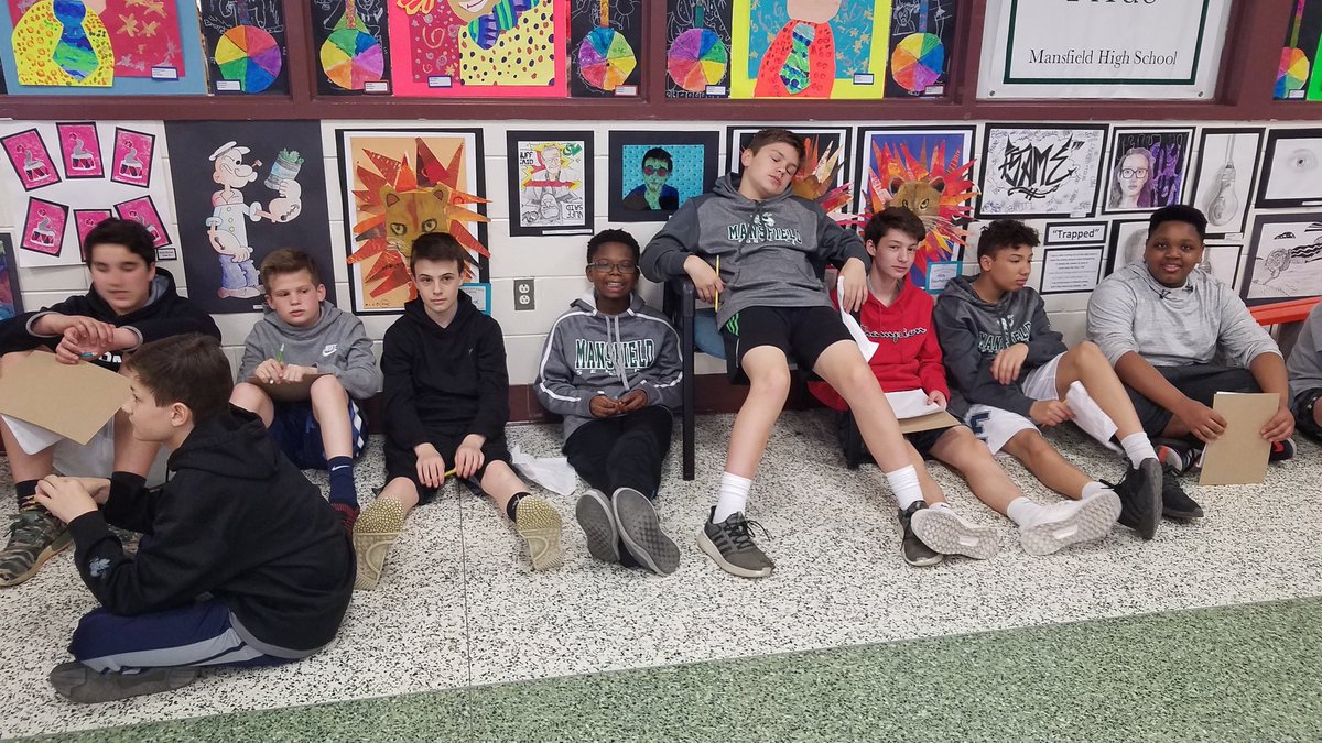 RSkidmoreQMS's tweet photo. Gold Team Ss visited the District Art Show today in Art Class. Thank you Mr. Mehigan and Mrs. Tebbets for bringing our kids over (and letting me tag along)! Congratulations to ALL the featured artists! AMAZING! #maketimeforart #artshow #QMSGold #QMSRocks https://t.co/8XmHKJ8BBM