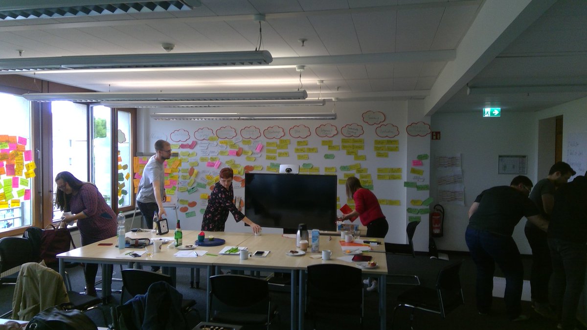 ZierJohannes's tweet photo. Really happy about our first #startup #service #strategy day. Analysing the status quo and being creative in finding solutions @unipotsdam. Big thanks Nico Huber @BARMER_BB in Potsdam for hosting us! #PotsdamTransfer #teamwork with @cmrx101 https://t.co/IbnZy2NQPu