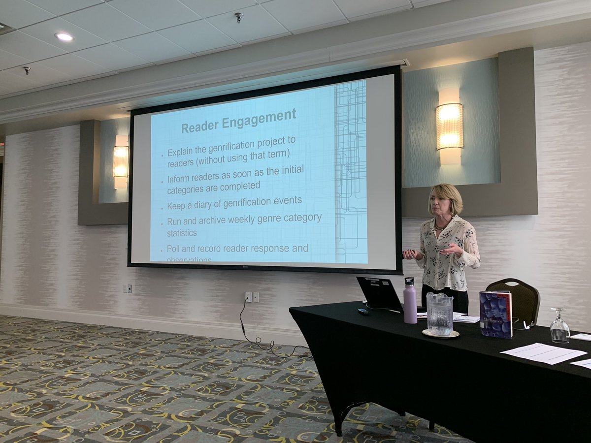 thebookteacher's tweet image. Thinking of Generfying your collection? Contact @CgatesChristine with any questions you might have. She’s been there and has some great ideas! #sharingthevision19