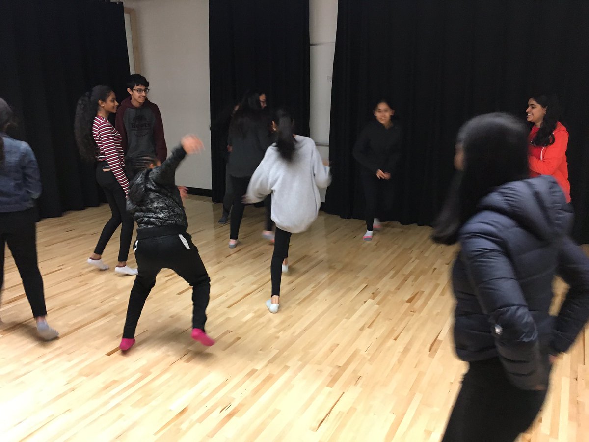 MrKingPeel's tweet photo. Improv workshop to fulfill our Health for Life part of the day! Yes,and....Hosted by Jenn from @CIGToronto Great to see students taking risks, opening up, and working together. So many laughs! @NorthParkSSca @NPSSDrama @NPSSwellness @PeelSchools https://t.co/gso2Bv7TP7