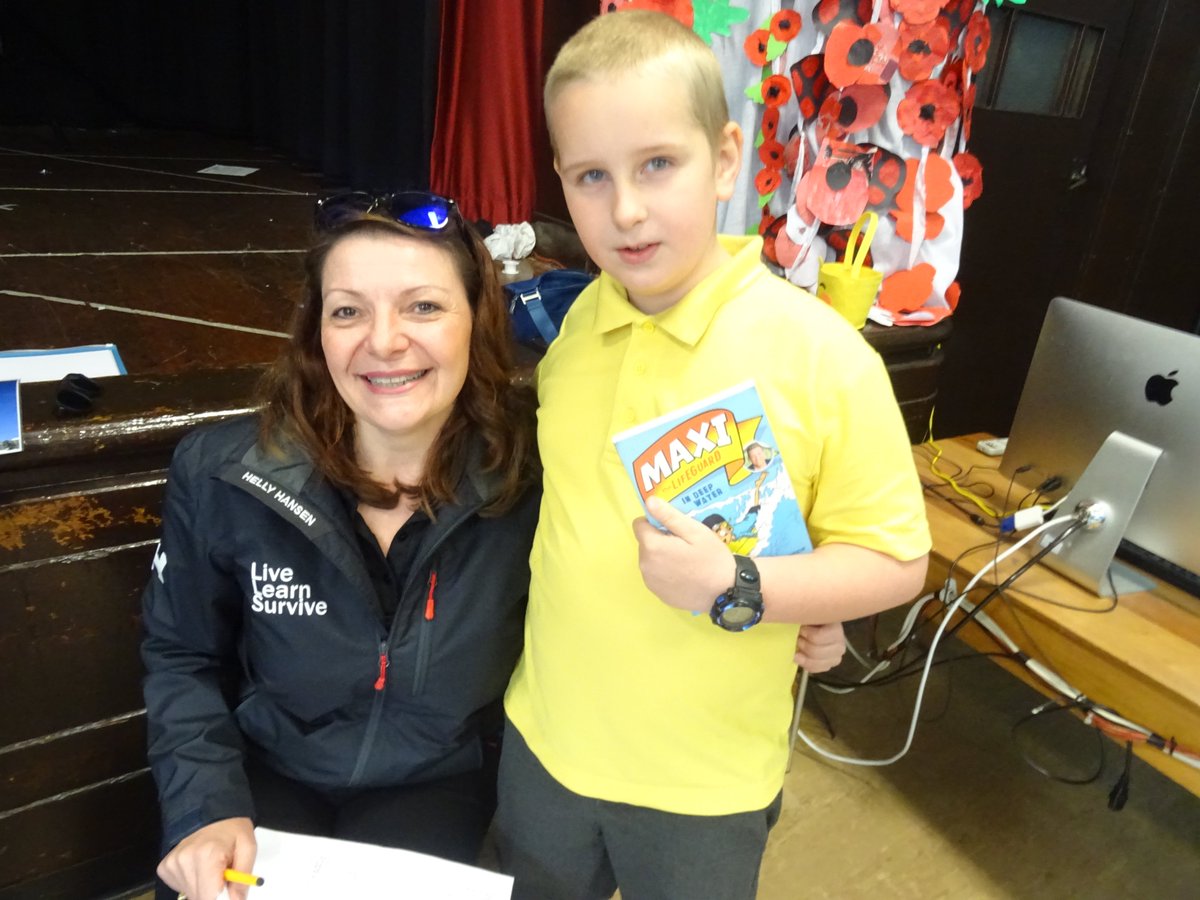 grange_ng10's tweet photo. Today we welcomed @lifeguardmaxi @livelearnsurviv @leighmason26 at Grange to educate the children on water safety ahead of summer. We also heard about his fun, educational book series full of life saving tips. #wateraware #watersafety https://t.co/t7KEzOS894