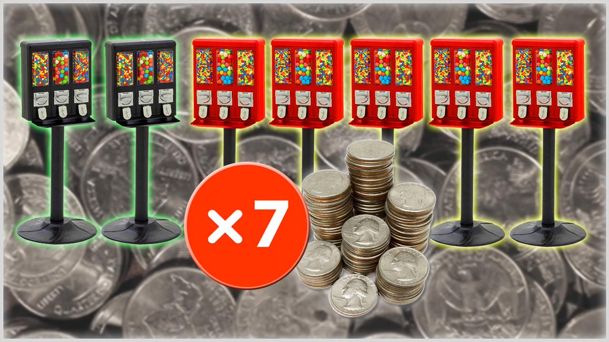 realquikplay's tweet photo. Bulk Vending Machine Collection!
https://t.co/PSSb4xtOck
#Vending #VendingMachines #CandyMachines #Bulk #BulkVending #PassiveIncome #Profitable #Business #SideHustle #MakeMoney #Quarters #Cash #Profits #Candy #Gumballs #Youtube #Videos #Play #Like #Subscribe https://t.co/5ECP1ypqhk