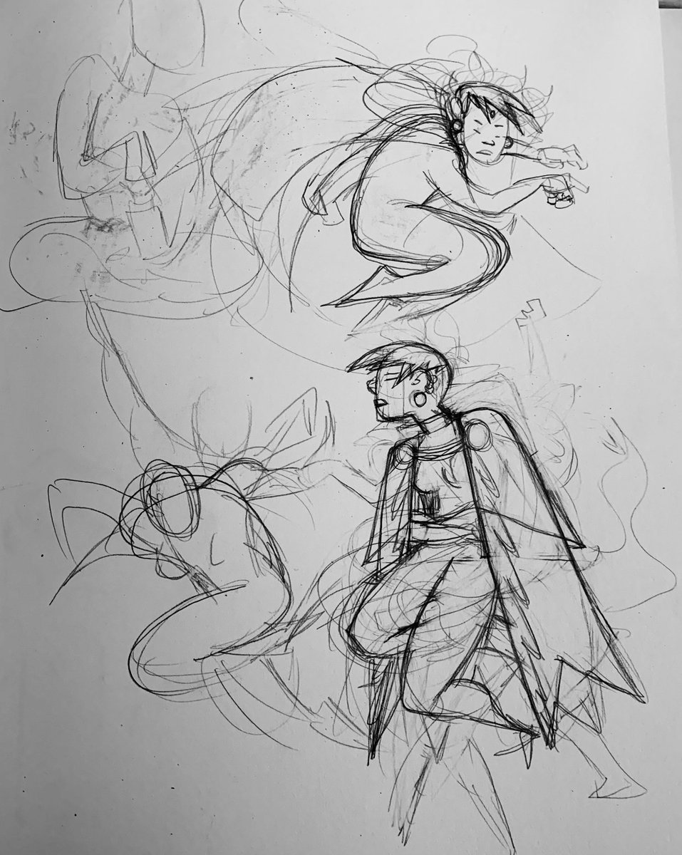 Gesture sketches for a character design series I'm cooking up. 