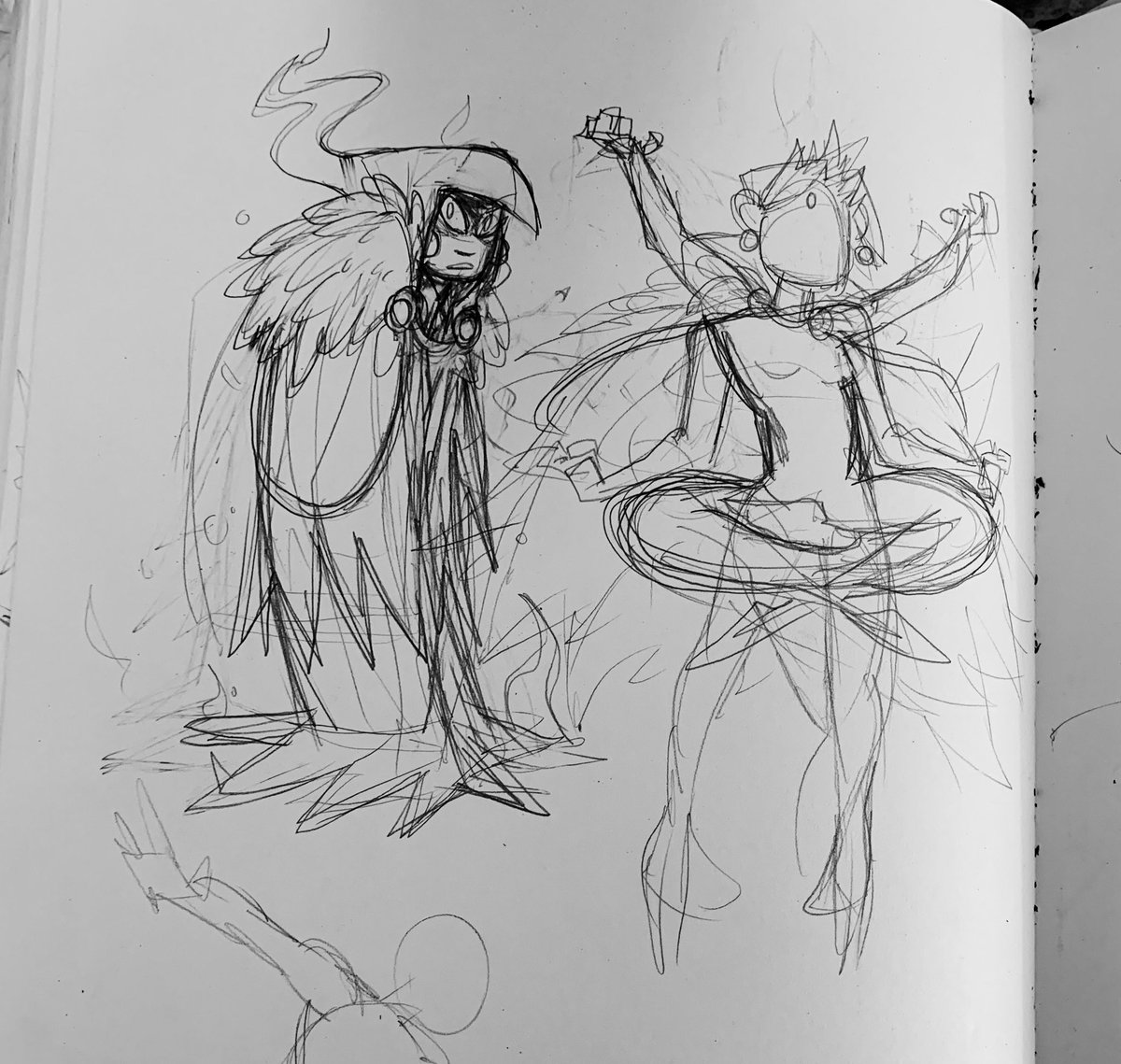 Gesture sketches for a character design series I'm cooking up. 