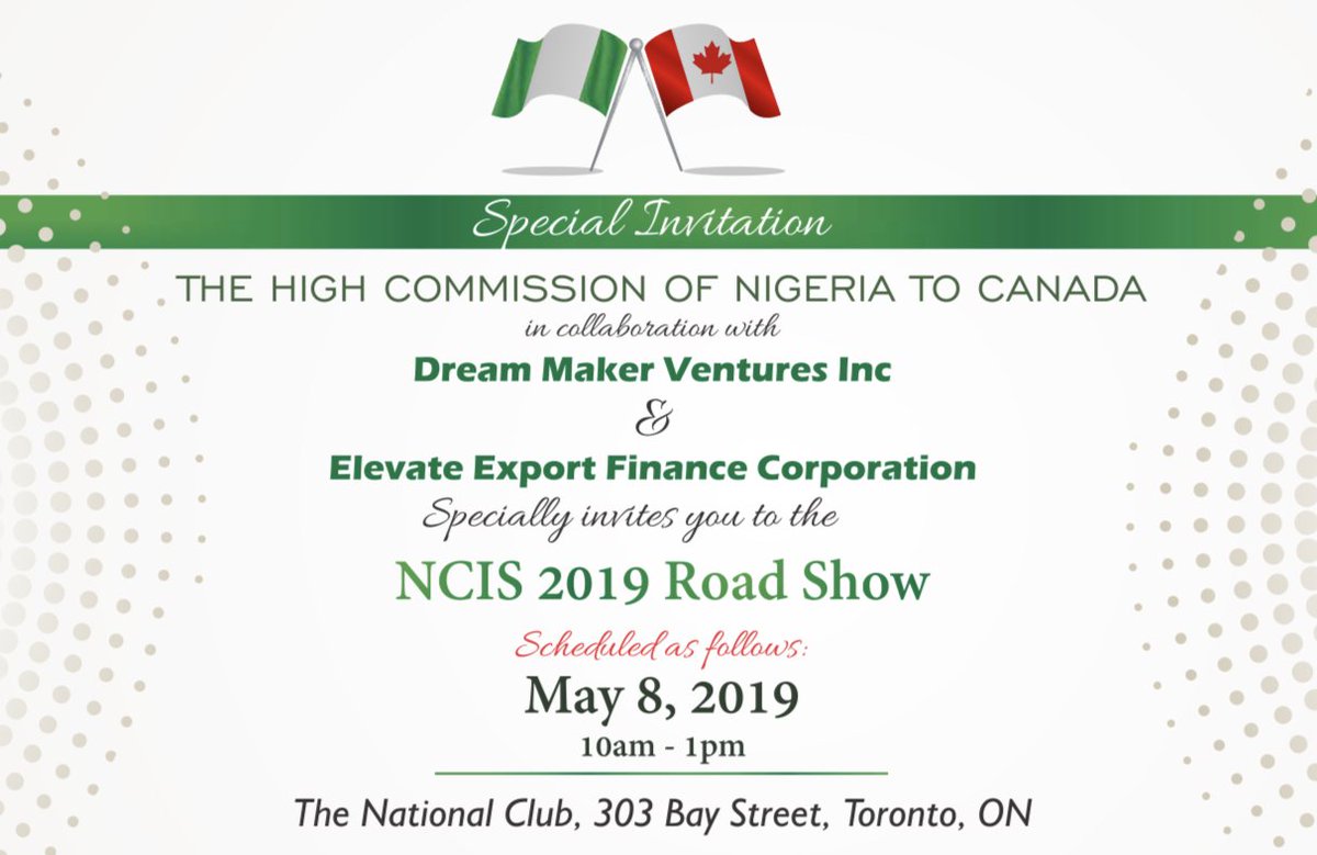 DreamMakerVC's tweet photo. Much appreciation to The High Commission of Nigeria To Canada and @ElevateExport for helping us host.
#DreamTO #DreamMaker #DMVentures #venturecapital #diversity #Nigeria #Toronto https://t.co/kKvQYES5SA