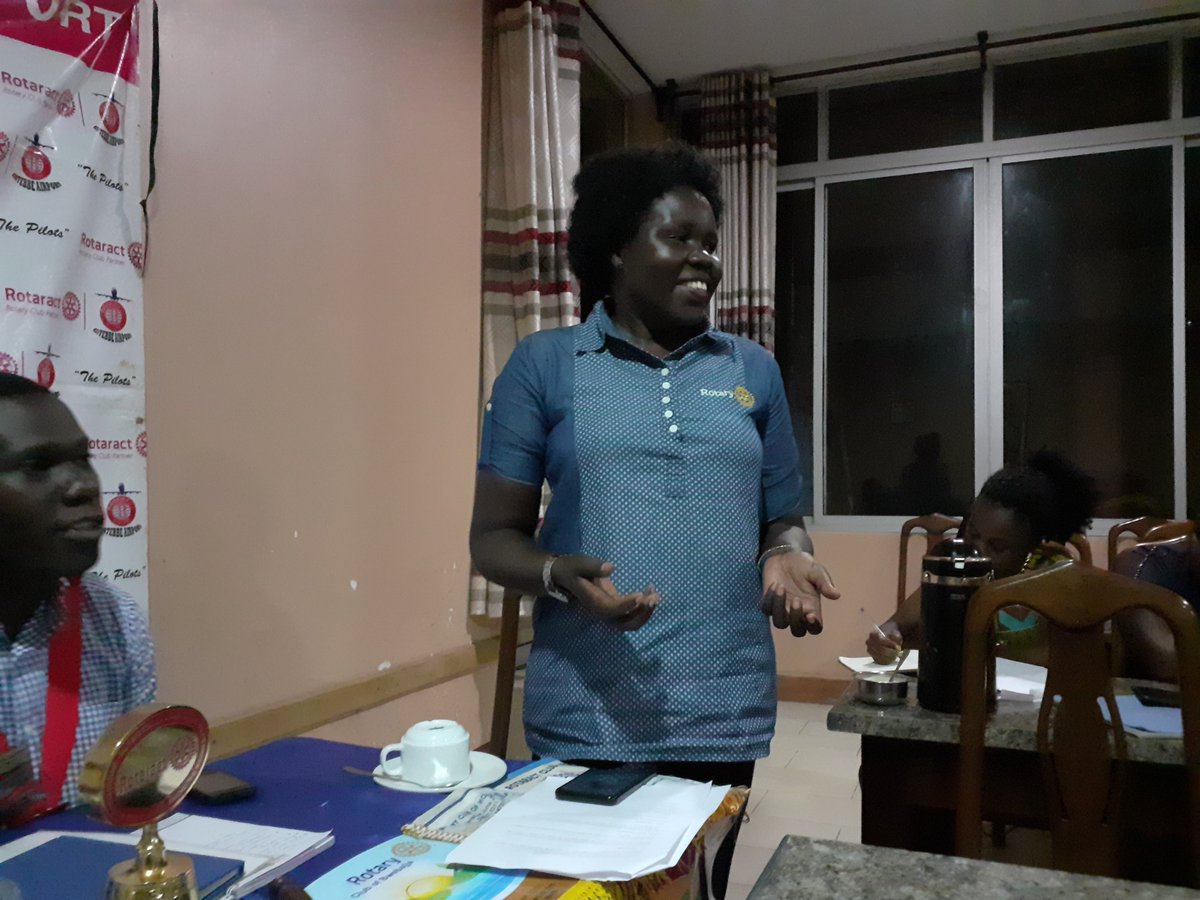 RctEbb's tweet photo. Rotarian sweetheart from our sponsor club and a Pilot addressing the Rotary Grant and how to go about the #MOU we thank Rotary Club of Entebbe for being so supportive to us we promise to always work as a team rotary rotaract connect. @RotaractUganda https://t.co/F7ruiKOhFl
