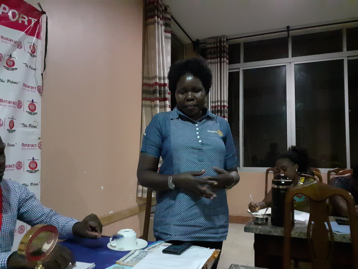 RctEbb's tweet photo. Rotarian sweetheart from our sponsor club and a Pilot addressing the Rotary Grant and how to go about the #MOU we thank Rotary Club of Entebbe for being so supportive to us we promise to always work as a team rotary rotaract connect. @RotaractUganda https://t.co/F7ruiKOhFl