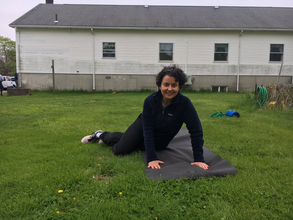 RagingAcorns's tweet photo. The Mermaid Yoga pose by @LOD_SpringBoard, but Acorns style. #RagnarCapeCod https://t.co/MXXvHwcrml