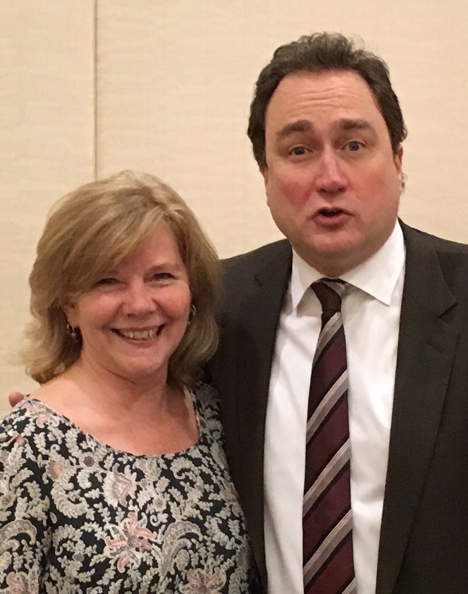 space4community's tweet photo. #bchousing and #spre โs Karen Hemmingson at #bclandsummit Housing Innovation session and with gala dinner guest Mark Critch. Watch for #socialpurposerealestate on #hourhas22minutes coming soon! https://t.co/PnON7kX3jq