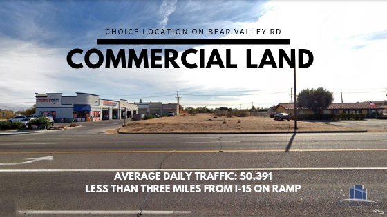 kurschgroup's tweet photo. What an amazing find on Bear Valley Rd in Hesperia! All utilities extend to the site (buyer to verify) and located at the heart of Bear Valley Rd. For more information this site call Ryan Travis, 760.983.2383
...
#KurschGroup #Hesperia #BearValleyRd #SmartInvesting #Commercial https://t.co/cADi9OxQf7