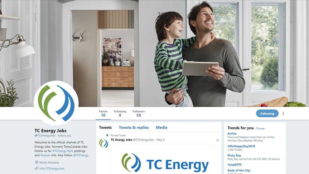 TransCanadaMX's tweet photo. Sigue @TCEnergyJobs para que te mantengas actualizado sobre nuestras oportunidades laborales. También visítanos en https://t.co/o26AlBicBN, para aprender más sobre las opciones de carrera y las oportunidades de crecimiento para oportunidades en #TCEnergía. https://t.co/0Gfsau17Cw https://t.co/R8pUN0sQ4p