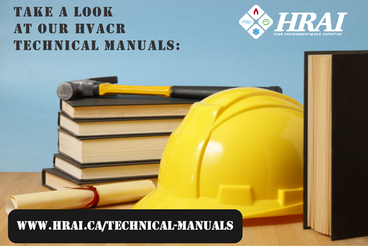 HRAI Technical Manuals are best for #HVAC #Designers, #Building Inspectors, HVAC #Technicians, #Contractors &amp; Students. Browse our list of manuals here goo.gl/RZcFu4