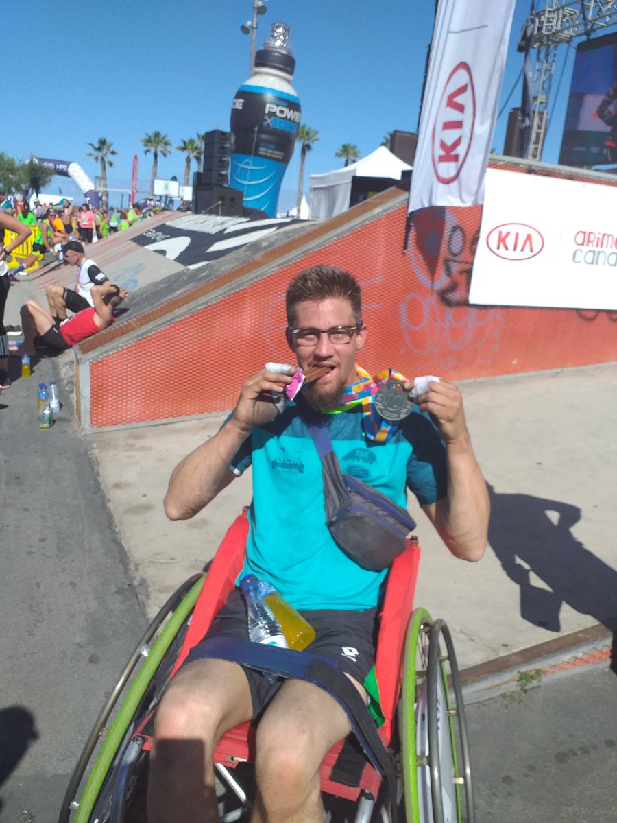 taller_jackie's tweet photo. Carrera @GCMaraton ♿💪 https://t.co/orNkasxzQO