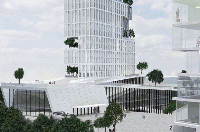 Exciting new concepts developing in the studio - Happy Friday #architecture #mixeduse #regeneration #urbandesign #placemaking bit.ly/2VqtMDL