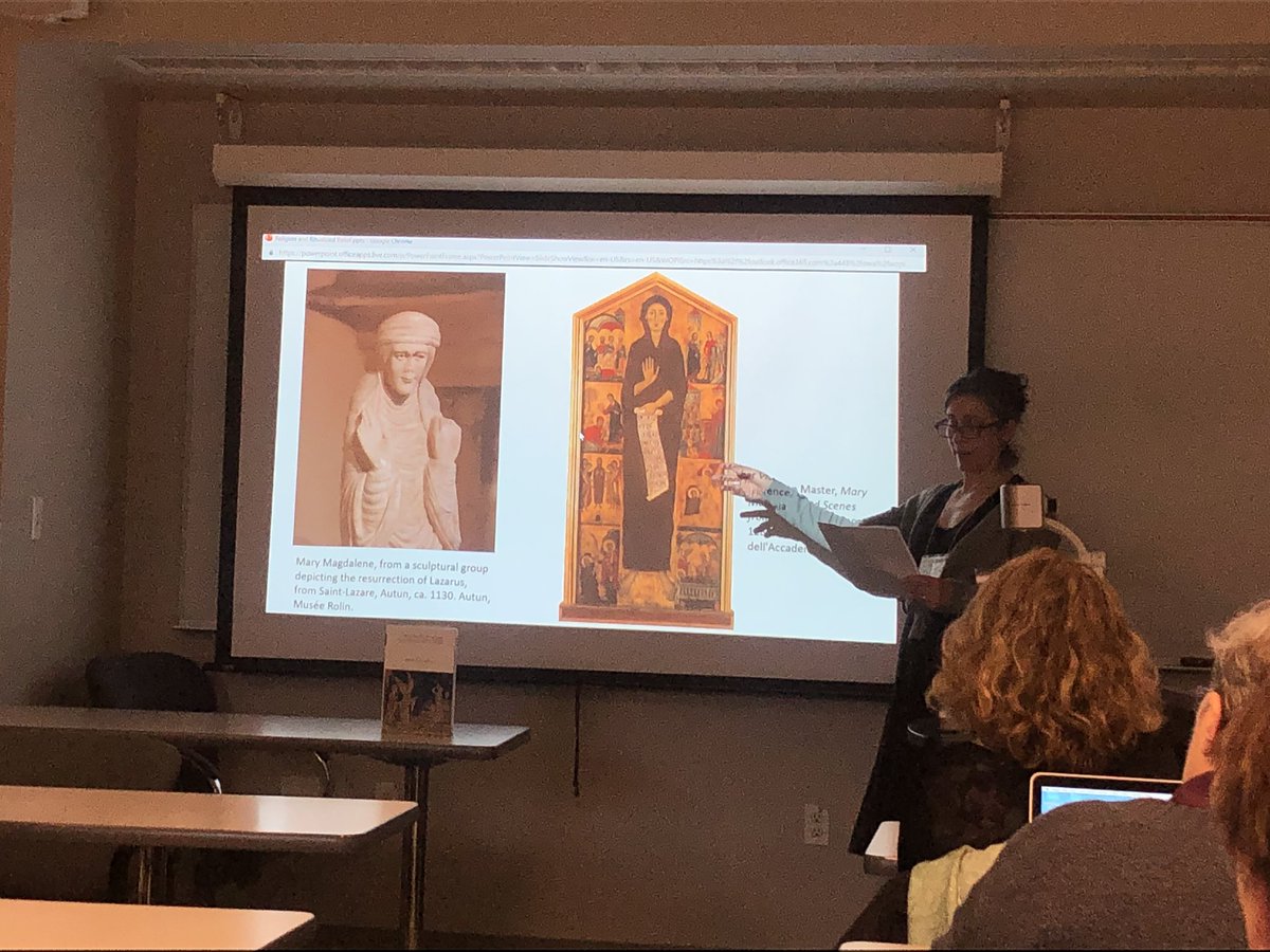 EmilyGuerry's tweet photo. Another fantastic paper on the visual culture of medieval hair in #s263 #kzoo2019 by Alexa Sand, who ended with the co-called ‘tonsure plate’ of Old St Paul’s Cathedral, reportedly used by monks to achieve that perfect ‘crown cut’ (...but not really) ✂️: https://t.co/gBifHTWPDO https://t.co/nJIui8IViF