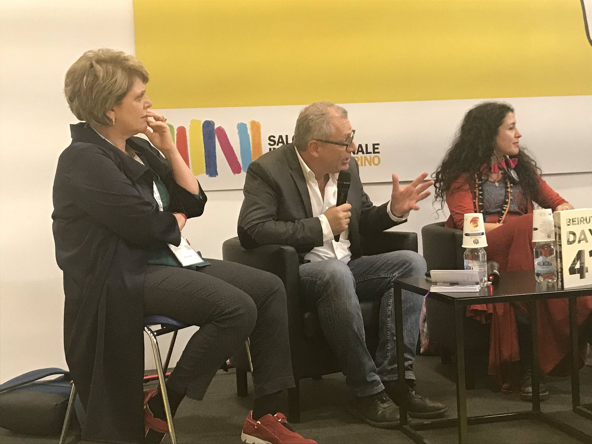 SalonedelLibro's tweet photo. Giovanni Fontana Antonelli ci mostra le macerie di Mosul: una città di cultura, di editoria, di commercio. Una città colpita al cuore. Vittima di una sorta di “punizione collettiva”.
@invisiblearabs @LuciaSorbera @UNESCO @FondazioneMerz @suqgenova #AnimeArabe #SalTo19 https://t.co/OCKimqoIbZ